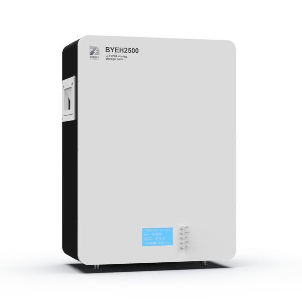 BYEH2500 Wall-Mounted LFP Energy Storage Battery Pack