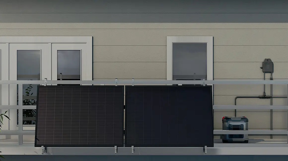 the outdoor solar panel