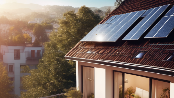 balcony solar panels system