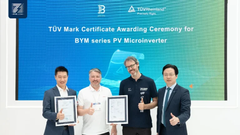 BYD receives TÜV Rheinland certification for its microinverters