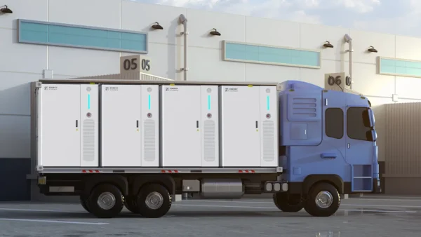 Truck shipping energy storage systems