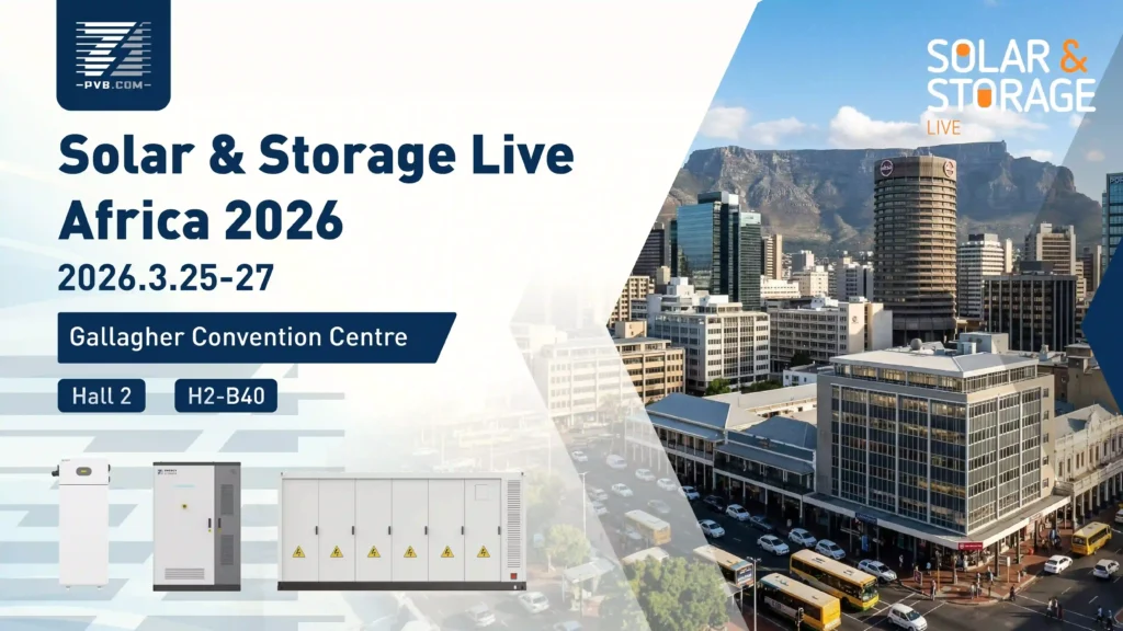 PVB Solar & Storage Live Africa 2026