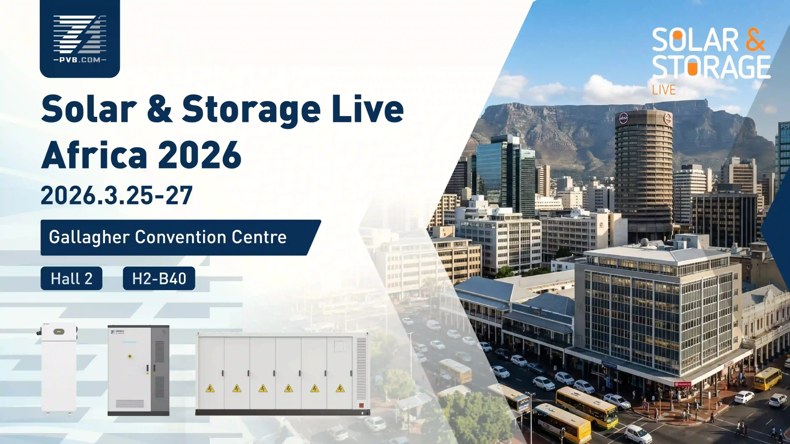 PVB Solar & Storage Live Africa 2026