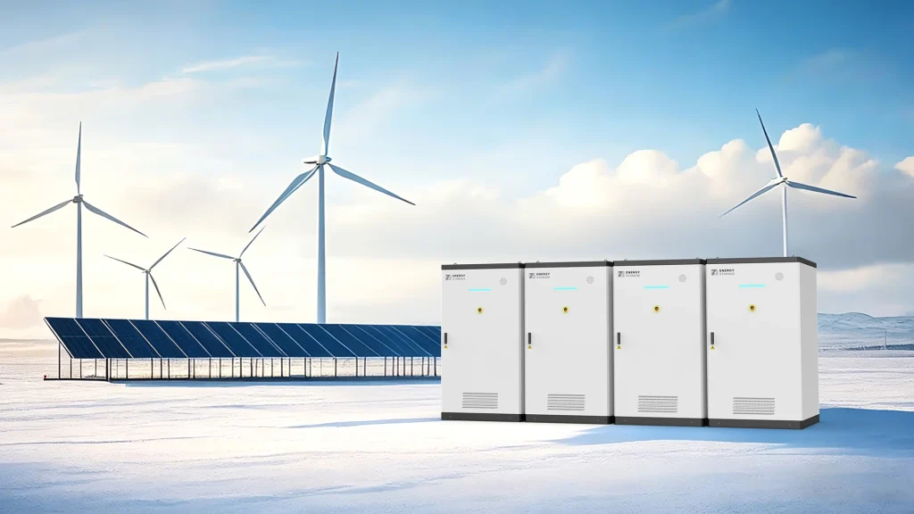High-capacity lithium battery energy storage cabinet for wind-solar hybrid power generation