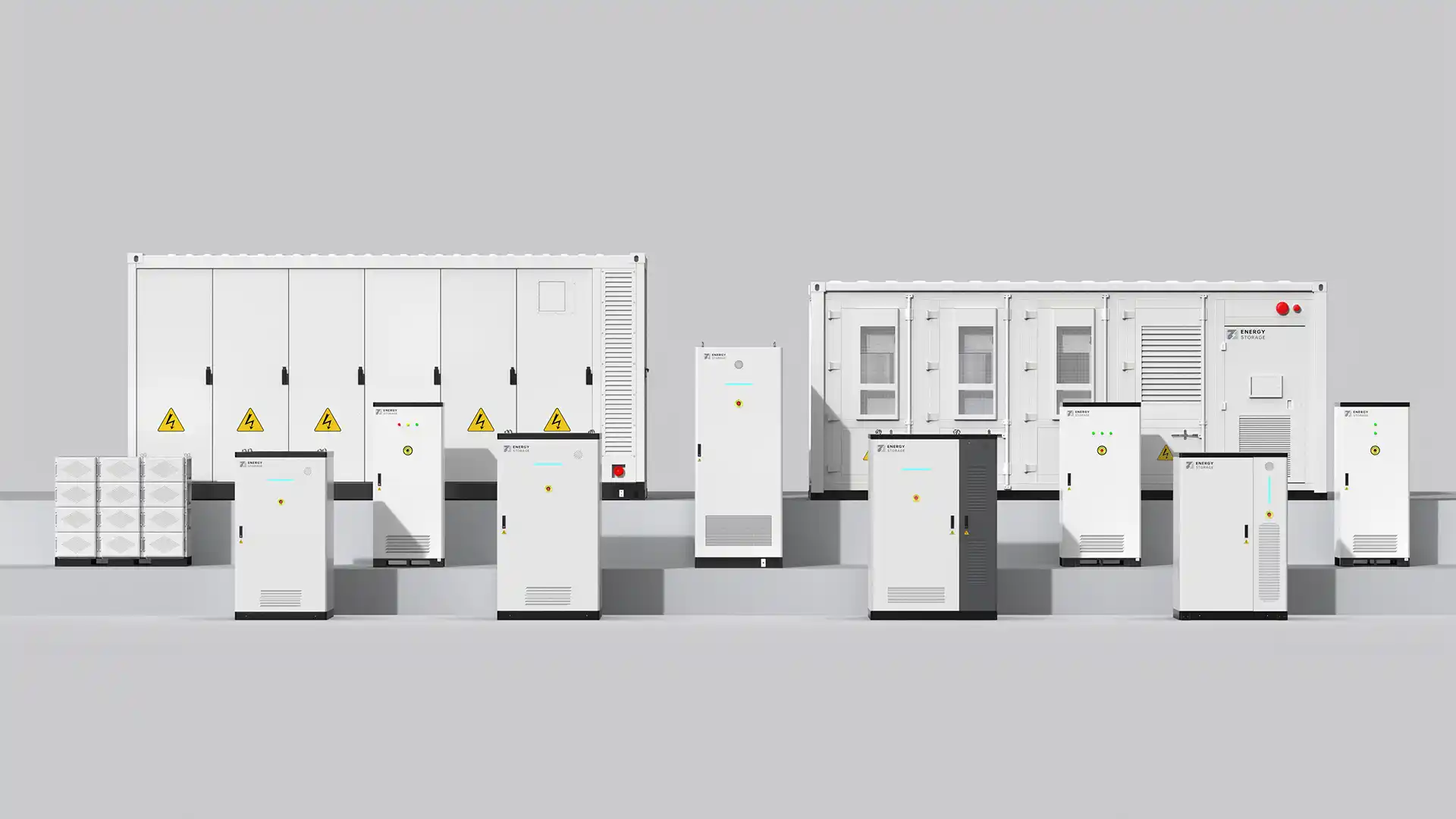 PVB commercial and industrial battery storage container and cabinet product series